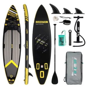 FunWater SUPFW16F Stand Up Paddle Board 350*84*15cm - Black