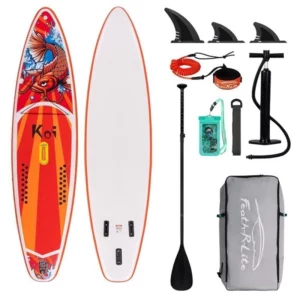 FunWater SUPFR01E Stand Up Paddle Board 350*84*15cm - Red