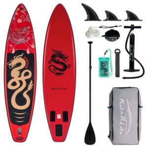 FunWater SUPFR17S Stand Up Paddle Board 350*84*15cm - Rosso